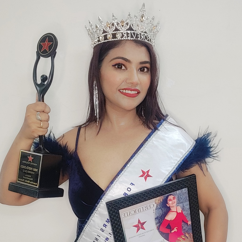 Amrita Bisht Rawat Won Mrs Almora 2023 Crown