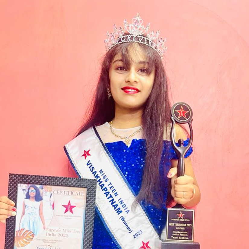 Tanvi Rishika Won Miss Teen Visakhapatnam 2023 Crown