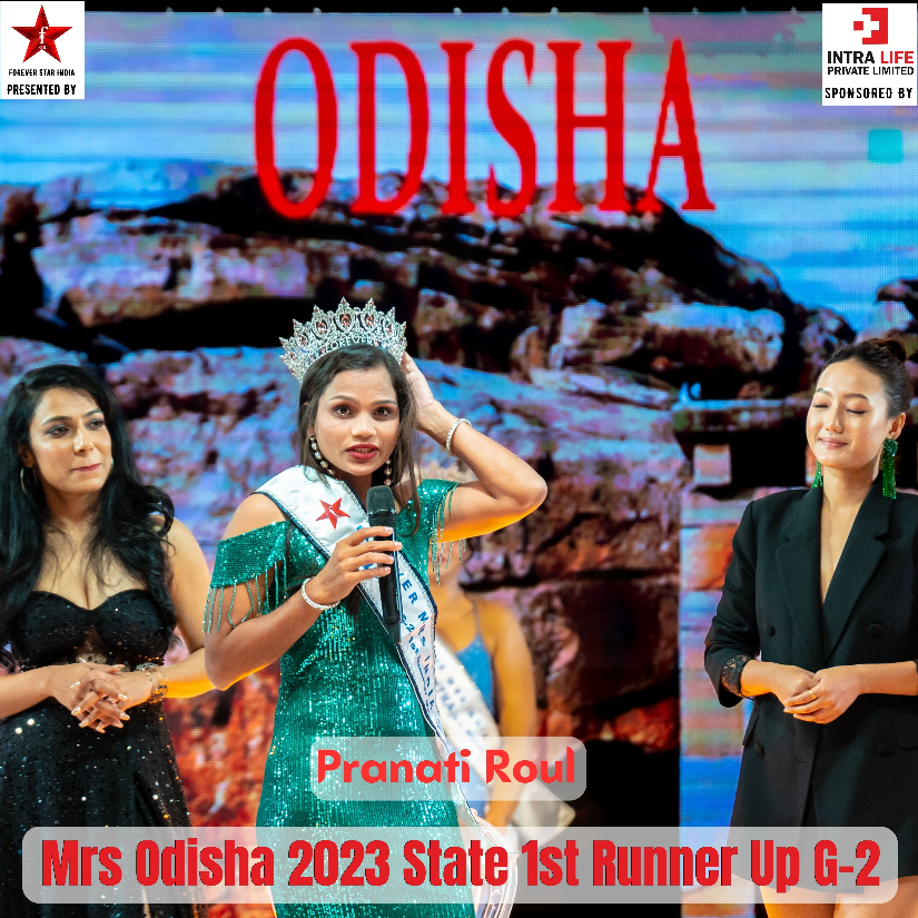 Mrs Odisha Runner Up 2023 Pranati Roul