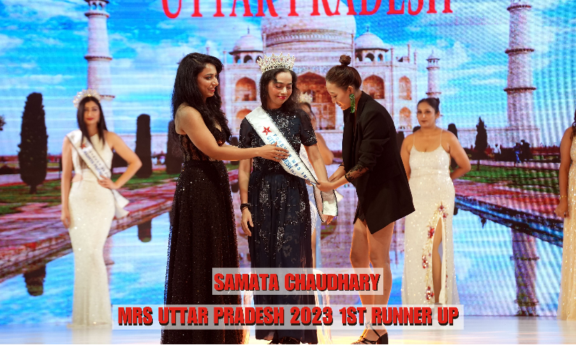 Mrs Uttar Pradesh Runner Up 2023 G2 Samata Chaudhary