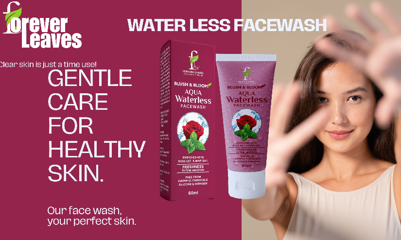 A First-Time Launch with India Rose Mint Waterless Facewash