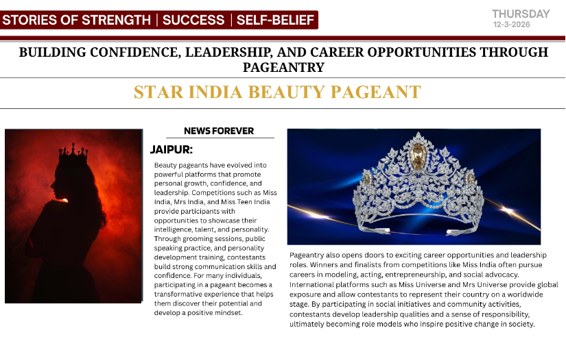 Forever Star India Beauty Pageant