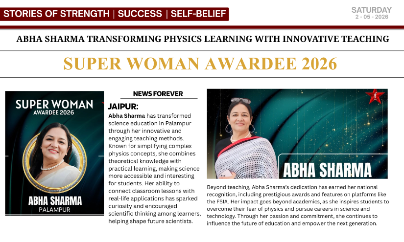 Palampur’s Physics Lecturer Abha Sharma 
