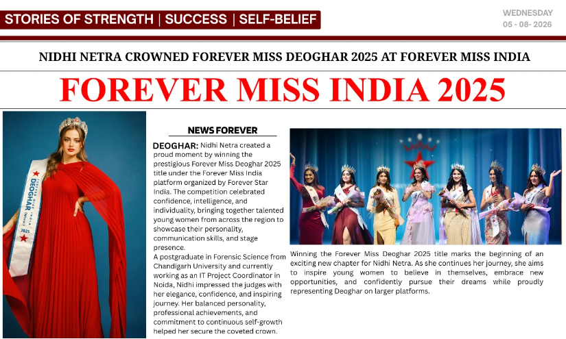 Miss Deoghar 2025 Winner Nidhi Netra